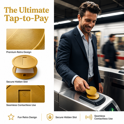 The Nostalgia Coin™ | Tap-to-Pay Card Holder