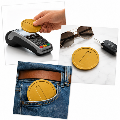 The Nostalgia Coin™ | Tap-to-Pay Card Holder